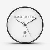 u- Tru Wall Clock Silent Non Ticking Quality Quartz - U-Tru