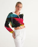 Blackberry Women's Cropped Windbreaker - U-Tru