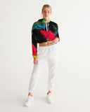 Blackberry Women's Cropped Windbreaker - U-Tru