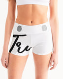 utru Women's Mid-Rise Yoga Shorts - U-Tru