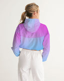 Blupurp1 Women's Cropped Windbreaker - U-Tru