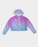 Blupurp1 Women's Cropped Windbreaker - U-Tru