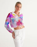 Pinkyblu Women's Cropped Windbreaker - U-Tru