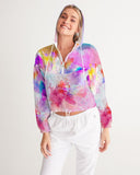 Pinkyblu Women's Cropped Windbreaker - U-Tru
