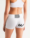 utru Women's Mid-Rise Yoga Shorts - U-Tru
