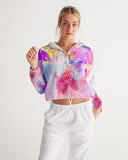Pinkyblu Women's Cropped Windbreaker - U-Tru