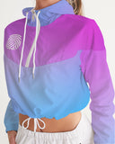 Blupurp1 Women's Cropped Windbreaker - U-Tru