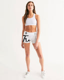 utru Women's Mid-Rise Yoga Shorts - U-Tru