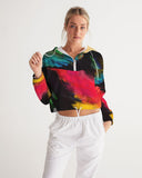 Blackberry Women's Cropped Windbreaker - U-Tru